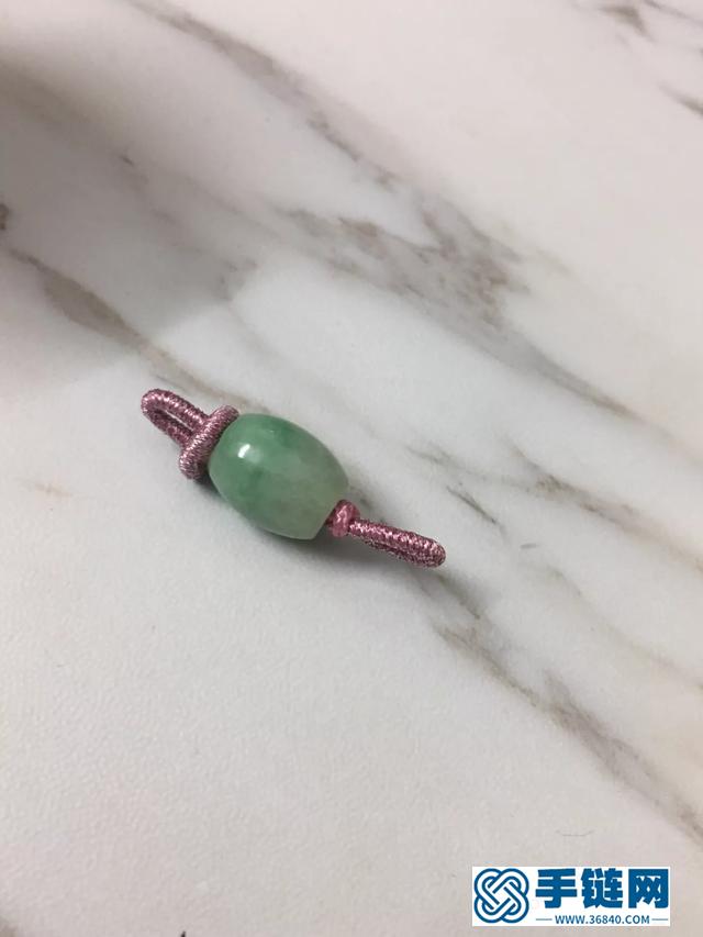 路路通玉石翡翠紅繩編法教程，繞線五彩手繩做法