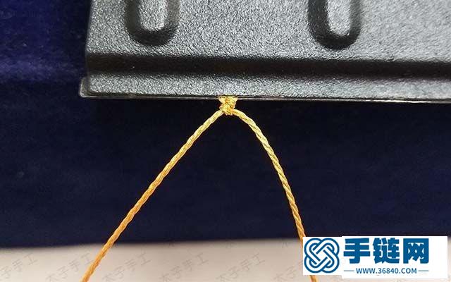 迪士尼在逃公主手繩編法圖解，圣誕風蝴蝶結手鏈做法教程