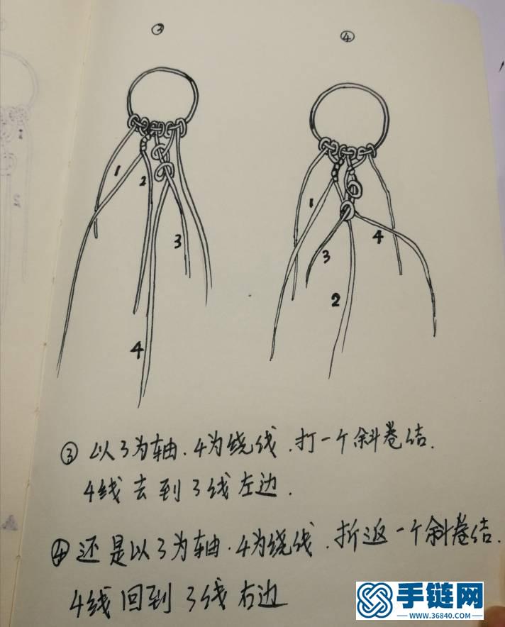 自制手鏈編法，簡易多珠簡單閨蜜手環教程