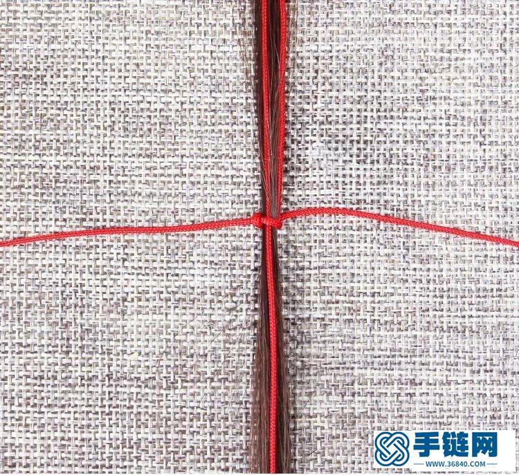 一縷青絲手鏈教程圖解，抖音頭發青絲手繩的編織教程
