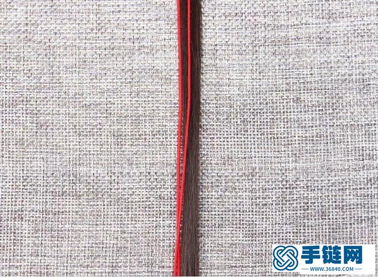 一縷青絲手鏈教程圖解，抖音頭發青絲手繩的編織教程