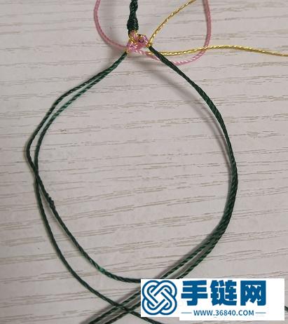 桃花手鏈編法具體教程圖解步驟