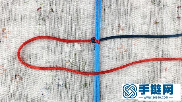 本命年紅繩手鏈編法圖解，簡單平結手鏈編織教程