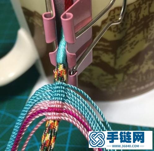 16股藏式九乘金剛結編法，藏葉金剛繩的編法圖解