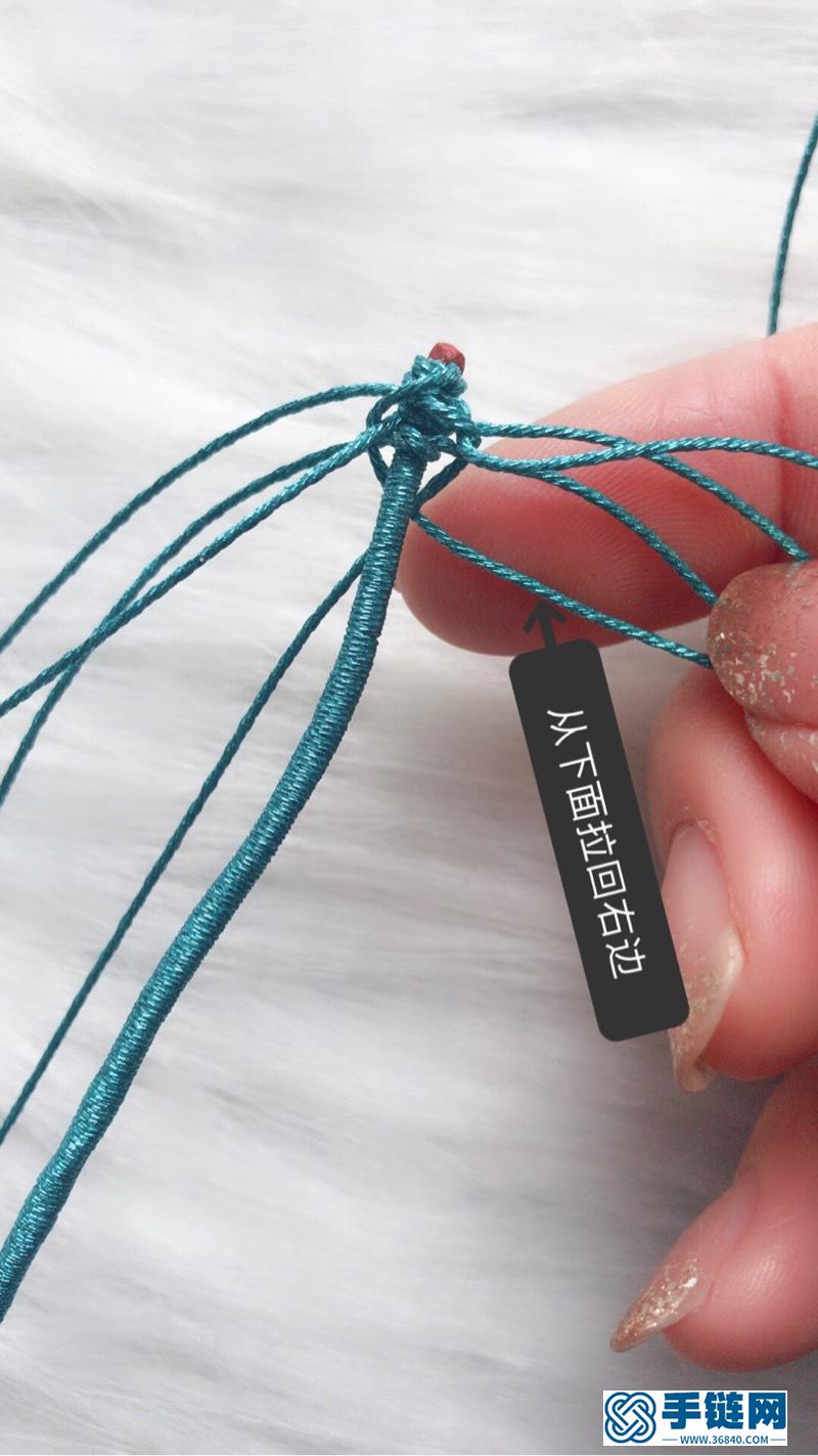 男士手繩編織新款教程，好看男款龍鱗祈福手繩教程