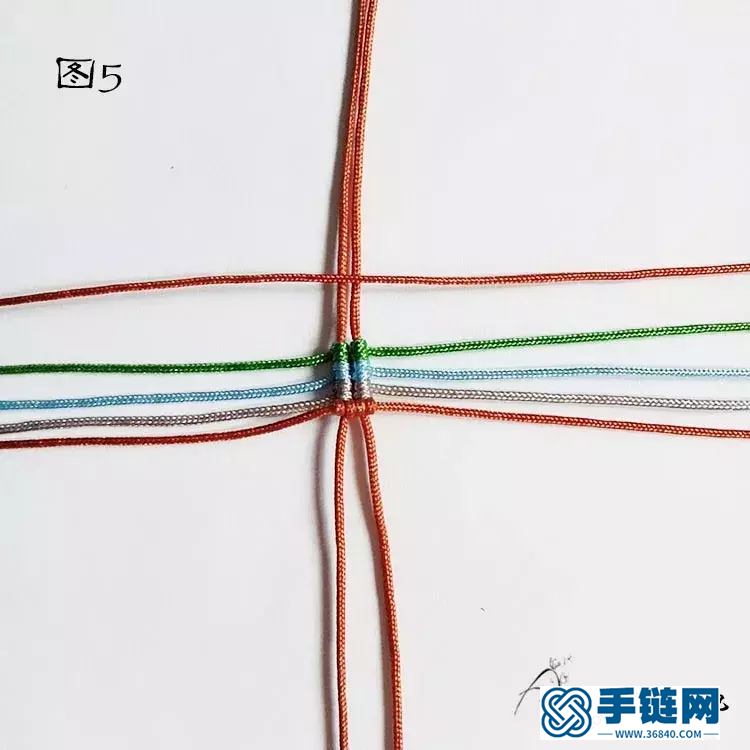 單珠手鏈編法，雮塵珠之瞳手繩簡單編織教程