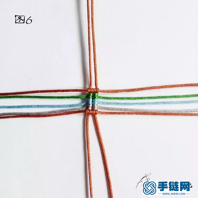 單珠手鏈編法，雮塵珠之瞳手繩簡單編織教程