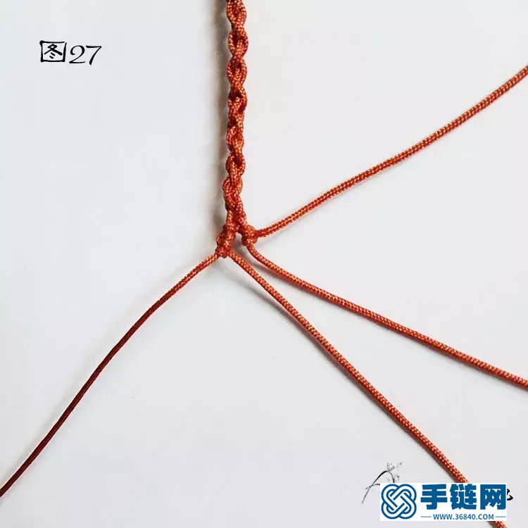 單珠手鏈編法，雮塵珠之瞳手繩簡單編織教程