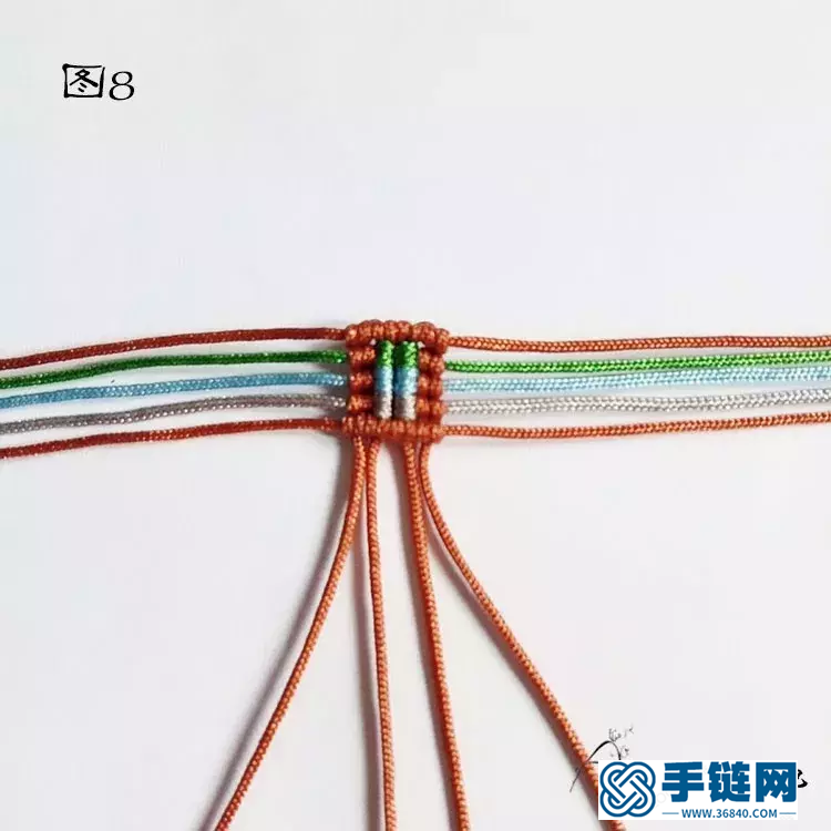 單珠手鏈編法，雮塵珠之瞳手繩簡單編織教程