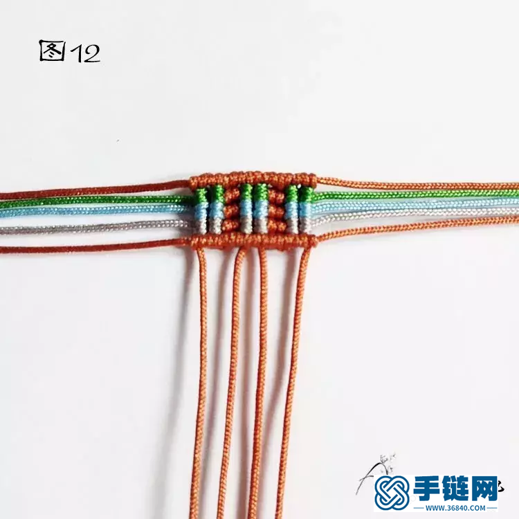 單珠手鏈編法，雮塵珠之瞳手繩簡單編織教程