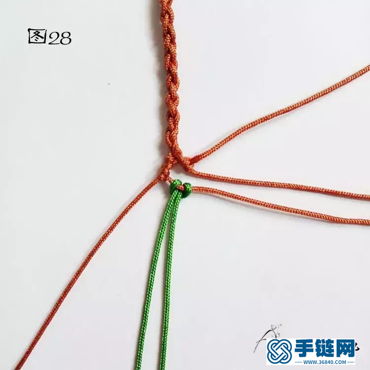 單珠手鏈編法，雮塵珠之瞳手繩簡單編織教程