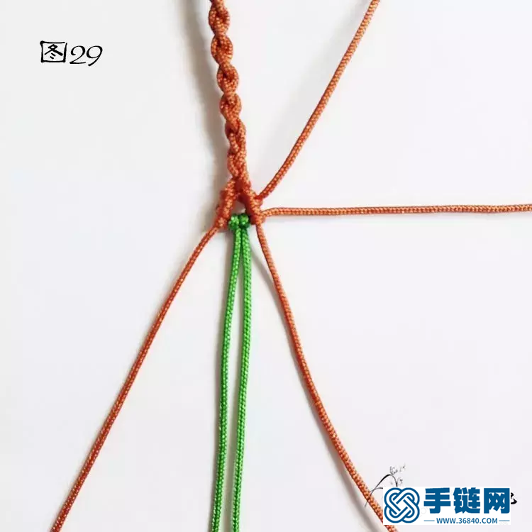 單珠手鏈編法，雮塵珠之瞳手繩簡單編織教程