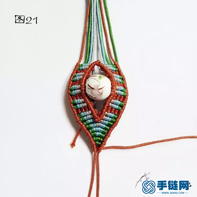 單珠手鏈編法，雮塵珠之瞳手繩簡單編織教程