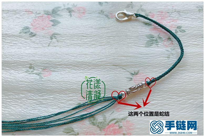 極細簡約情侶手繩編法圖解