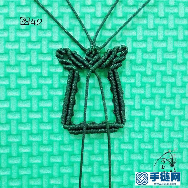 中國結小掛墜編法教程