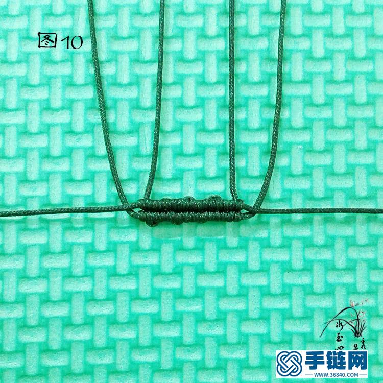 中國結小掛墜編法教程