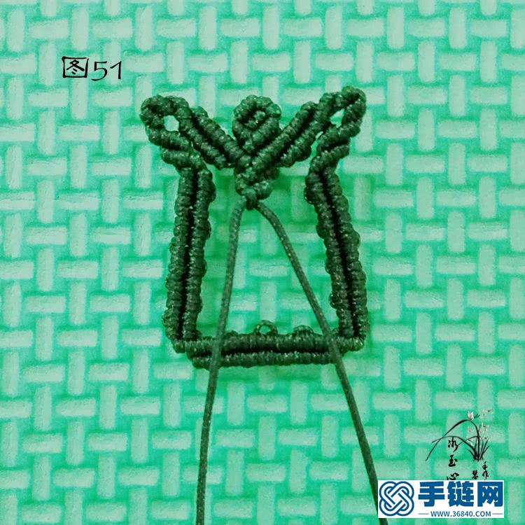 中國結小掛墜編法教程