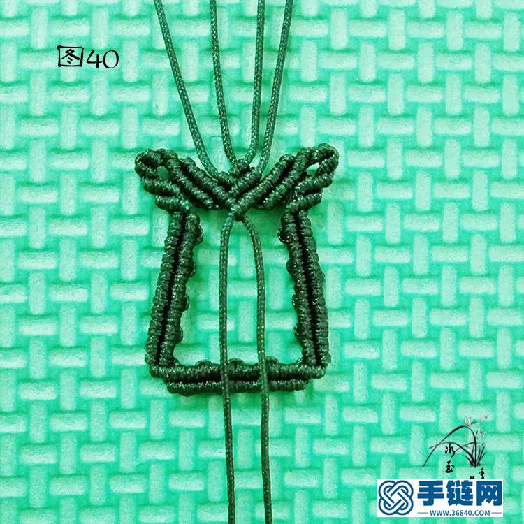 中國結小掛墜編法教程