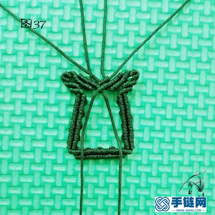 中國結小掛墜編法教程