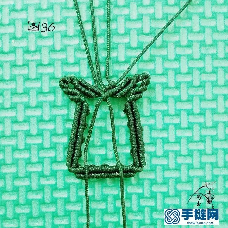 中國結小掛墜編法教程