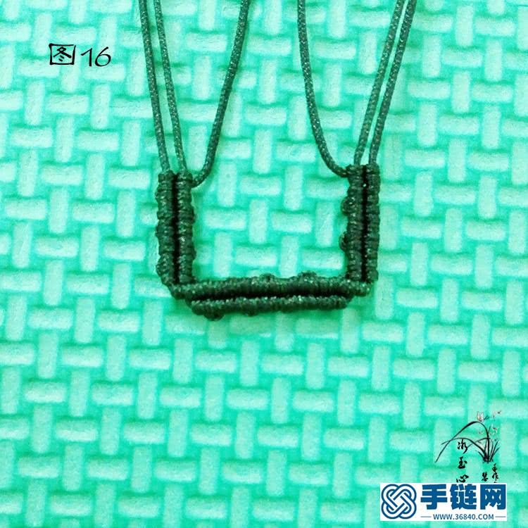 中國結小掛墜編法教程