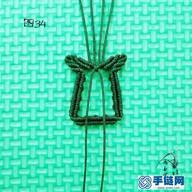 中國結小掛墜編法教程