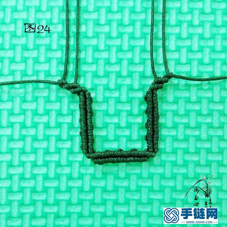 中國結小掛墜編法教程