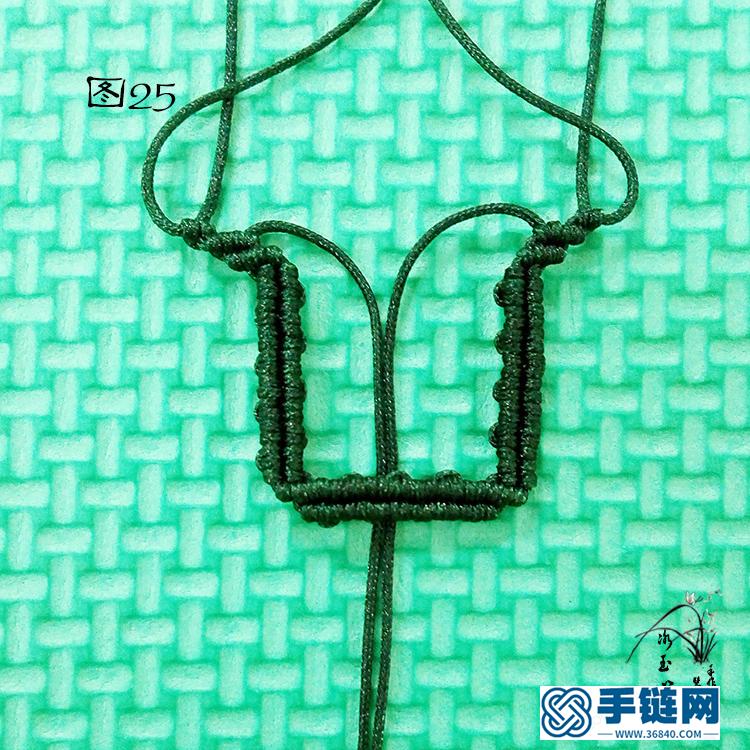 中國結小掛墜編法教程