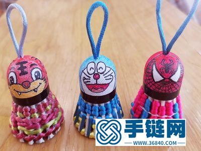 羽毛球吊墜教程圖解，教你舊羽球做小飾品