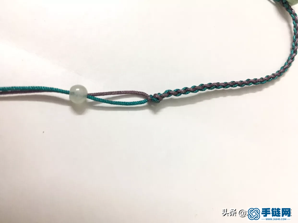 簡單四股辮手繩做法