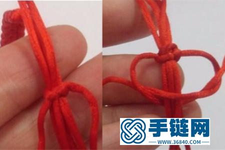 手鏈收尾打結方法,編繩平結詳細教程